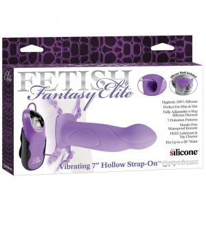 FETISH FANTASY ELITE ARNES HUECO VIBRADOR 18 CM MORADO