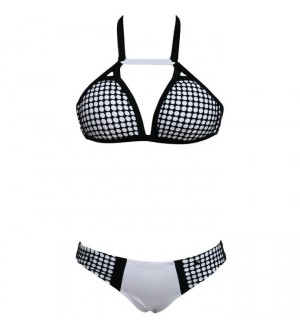 QUEEN SUMMER ORIGINAL BIKINI BLANCO / NEGRO TALLA M