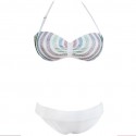 QUEEN SUMMER BIKINI BLANCO RAIBOW TALLA L