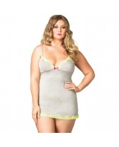 LEG AVENUE PLUS SIZE JERSEY NIGHTIE TALLA GRANDE