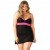 LEG AVENUE BABYDOLL NEGRO / ROSA TALLA GRANDE