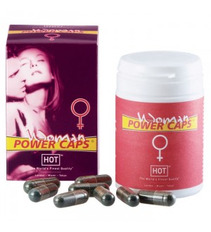 CÁPSULAS ESTIMULANTES POWER CAPS HOT PARA MUJERES 60 CÁPSULAS