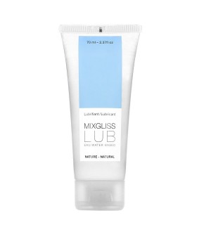 MIXGLISS LUBRICANTE BASE DE AGUA NATURAL  70ML