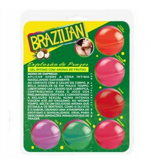 SET 6 BRAZILIAN BALLS CON AROMA DE FRUTAS