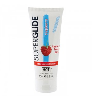 HOT SUPERGLIDE LUBRICANTE COMESTIBLE FRAMBUESA 75ML