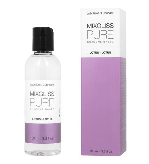 MIXGLISS BASED LUBRICANTE BASE SILICONA ÁROMA LOTUS 100ML