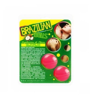 BRAZILIAN BALLS AROMA CHOCOLATE CON AVELLANAS 2 BOLAS