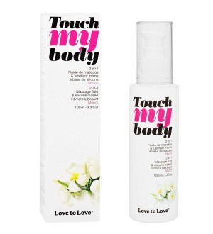 TOUCH MY BODY 2 EN 1 ACEITE MASAJE + LUBRICANTE SILICONA MONOI 100ML