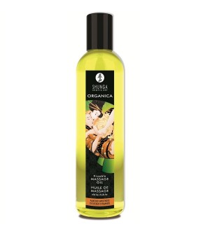 SHUNGA ACEITE DE MASAJE ERÓTICO ORGÁNICO COMESTIBLE ALMENDRA DULCE