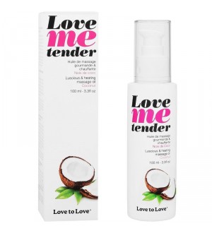 LOVE TO LOVE ME TENDER MASAJE & EFECTO CALOR SABOR A COCO 100ML