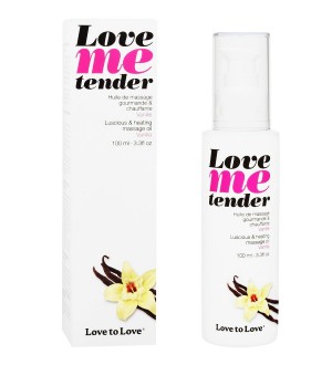 LOVE TO LOVE ME TENDER MASAJE & EFECTO CALOR SABOR A VAINILLA 100ML