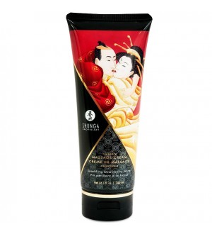 SHUNGA CREMA MASAJE FRESAS CON CHAMPAGNE 200ML