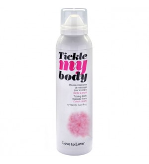 TICKLE MY BODY ESPUMA DE MASAJE SABOR A ALGODON AZUCAR 150ML