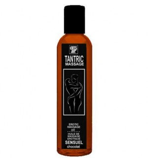 EROS-ART  ACEITE MASAJE TANTRICO NATURAL Y AFRODISÍACO CHOCOLATE  200ML