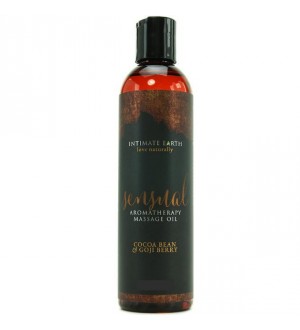 INTIMATE EARTH ACEITE MASAJE AROMATERAPIA CACAO Y BAYA 120ML