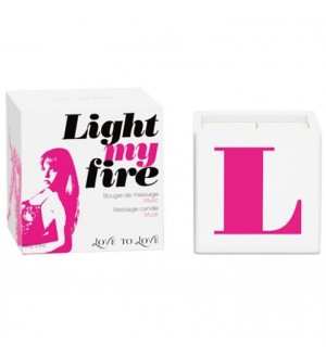 LOVE TO LOVE LIGHT MY FIRE VELA MASAJE MUSK 80ML