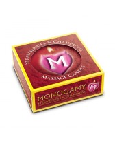 MONOGAMY VELA DE MASAJE FRESAS CON CHAMPAGNE 25GR