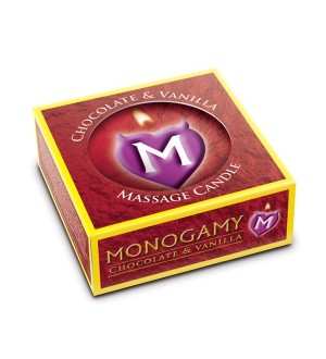 MONOGAMY VELA DE MASAJE CHOCOLATE & VAINILLA 25GR