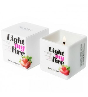 LOVE TO LOVE LIGHT MY FIRE VELA MASAJE FRESA 80ML