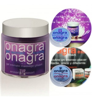 GEL ONAGRA WOMAN POTENCIADOR 100 CC  + KIT REGALO 2 CREMAS ORGASMICAS  EL Y ELLA ONAGRA