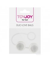 TOYJOY DUO LOVE BOLAS CHINAS TRANSPARENTES