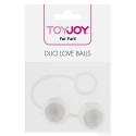 TOYJOY DUO LOVE BOLAS CHINAS TRANSPARENTES