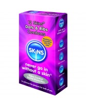 SKINS PRESERVATIVOS PUNTOS & ESTRÍAS 12 UDS