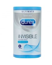 DUREX INVISIBLE EXTRA FINO 6 UDS