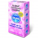 SKINS PRESERVATIVO SABOR A CHICLE 12 UDS