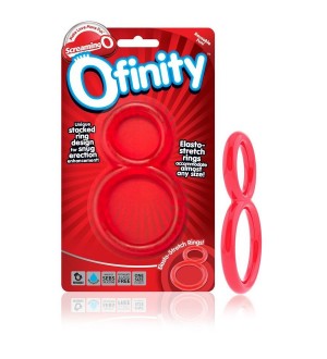 SCREANING O OFINITY ANILLO DOBLE ROJO