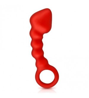 BUTTPLUG ASSS CORK 10 CM P-SPOT ROJO