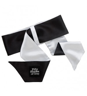 FIFTY SHADES OF GRAY TIE SATIN BOW