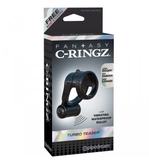 FANTASY C-RINGZ TURBO TEAZER NEGRO