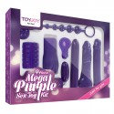 TOY JOY 9 PIECES MEGA PURPLE SEXTOY KIT LILA