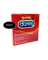 DUREX SENSITIVO SUAVE 3 UDS