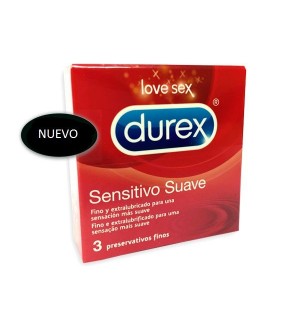 DUREX SENSITIVO SUAVE 3 UDS