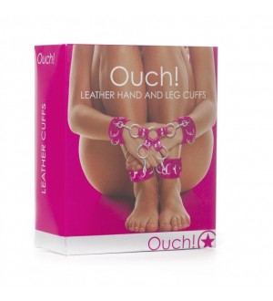 OUCH LEATHER ESPOSAS DOBLE ROSA