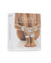 OUCH LEATHER ESPOSAS DOBLE BLANCO