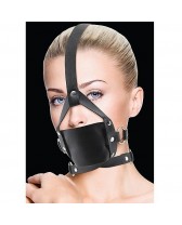 OUCH LEATHER MORDAZA NEGRO CON AJUSTES