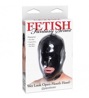 FETISH FANTASY MASCARA LEATHER CON ABERTURA BOCA PARA ÉL