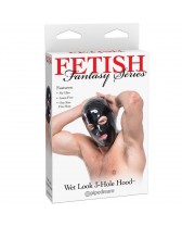 FETISH FANTASY MASCARA LEATHER 3 ORIFICIOS PARA EL