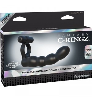 FANTASY C-RINGZ ANILLO  DOBLE PENETRACION POSABLE