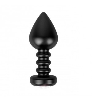 OUCH FASHIONABLE BUTTPLUG NEGRO 10CM