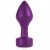 OUCH ELEGANTE PLUG ANAL METAL LILA 8.3CM