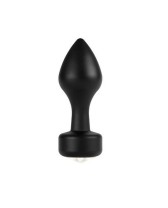 OUCH ELEGANTE PLUG ANAL METAL NEGRO 8.3CM