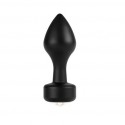 OUCH ELEGANTE PLUG ANAL METAL NEGRO 8.3CM