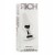 RICH R1 PLUG ANAL METAL SILVER CLEAR SHAPHIRE 10CM