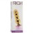 RICH R10 PLUG ANAL METAL GOLD PURPLE SHAPHIRE 12.5CM