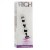 RICH R10 PLUG ANAL METAL SILVER PURPLE SHAPHIRE 12.5CM