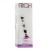 RICH R2 PLUG ANAL  METAL SILVER PURPLE SHAPHIRE 12CM